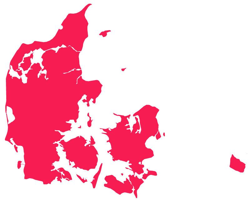 Danmarks kort
